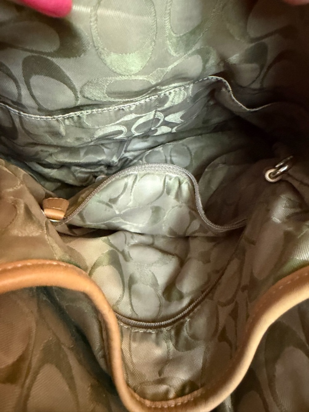 Y2K Coach SoHo Hobo Bag L04D-9480 Camel Leather Buckle Flap Shoulder/Crossbody - Picture 9 of 15